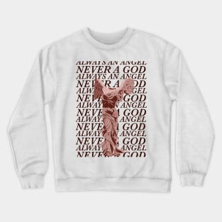 Always An Angel Burgundy Crewneck Sweatshirt